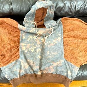 Oli and Hali fun dolman sleeve hooded sweatshirt.